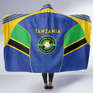 Afro Tanzania Football Hooded Blanket Go Taifa Stars Go - African Pride