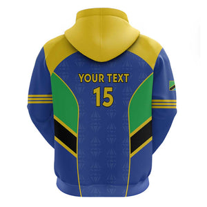 Afro Tanzania Football Custom Hoodie Go Taifa Stars Go - African Pride
