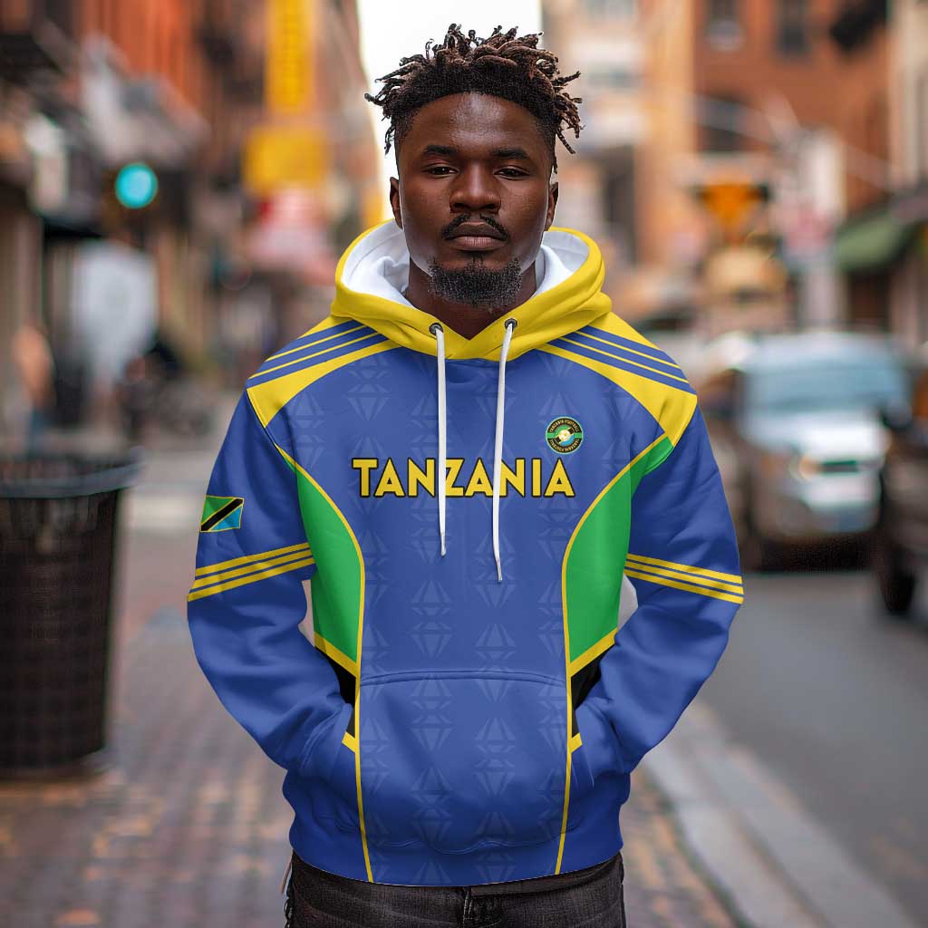 Afro Tanzania Football Custom Hoodie Go Taifa Stars Go - African Pride