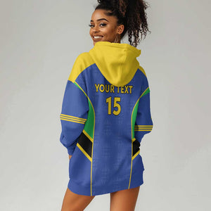 Afro Tanzania Football Custom Hoodie Dress Go Taifa Stars Go - African Pride