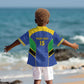 Afro Tanzania Football Custom Kid Hawaiian Shirt Go Taifa Stars Go - African Pride