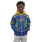 Afro Tanzania Football Custom Kid Hoodie Go Taifa Stars Go - African Pride