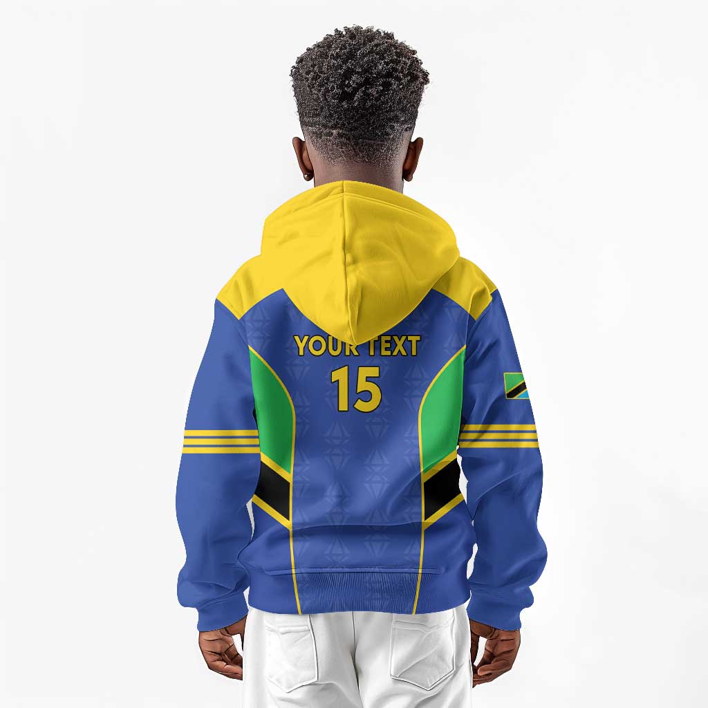 Afro Tanzania Football Custom Kid Hoodie Go Taifa Stars Go - African Pride