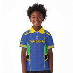 Afro Tanzania Football Custom Kid Polo Shirt Go Taifa Stars Go - African Pride