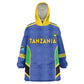 Afro Tanzania Football Custom Kid Wearable Blanket Hoodie Go Taifa Stars Go - African Pride