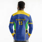 Afro Tanzania Football Custom Long Sleeve Polo Shirt Go Taifa Stars Go - African Pride