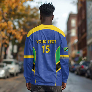 Afro Tanzania Football Custom Long Sleeve Shirt Go Taifa Stars Go - African Pride