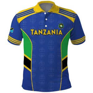 Afro Tanzania Football Custom Polo Shirt Go Taifa Stars Go - African Pride