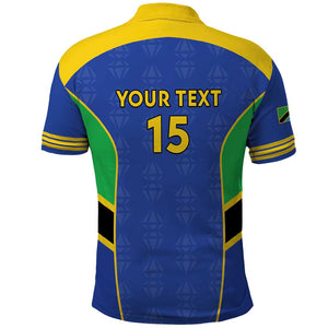 Afro Tanzania Football Custom Polo Shirt Go Taifa Stars Go - African Pride