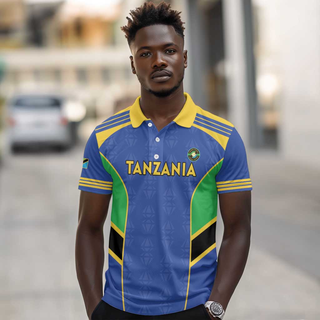 Afro Tanzania Football Custom Polo Shirt Go Taifa Stars Go - African Pride