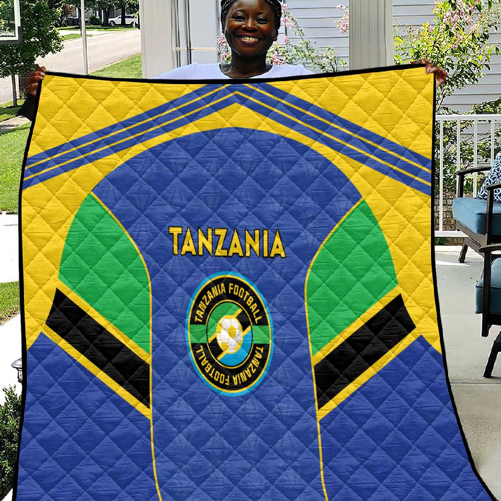 Afro Tanzania Football Quilt Go Taifa Stars Go - African Pride