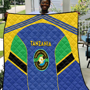 Afro Tanzania Football Quilt Go Taifa Stars Go - African Pride