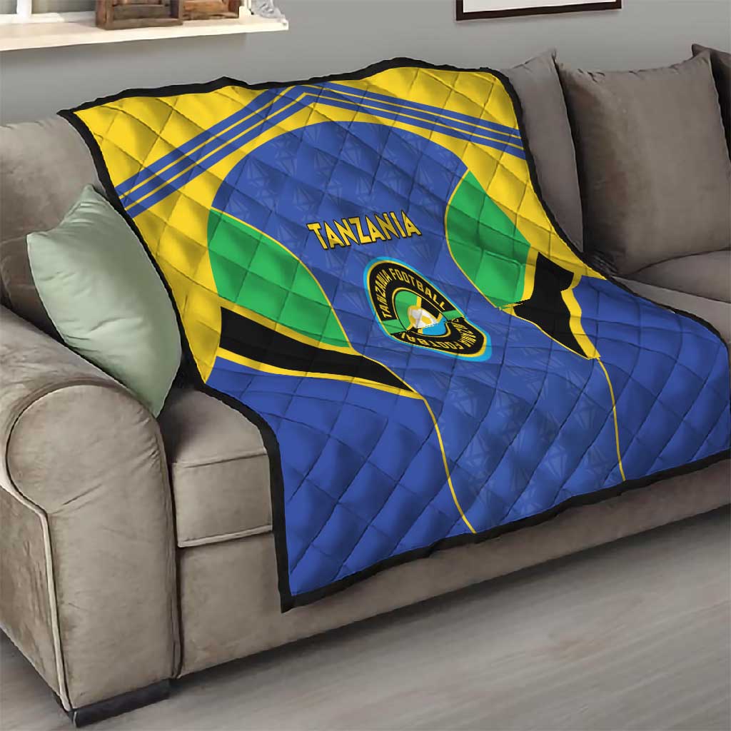 Afro Tanzania Football Quilt Go Taifa Stars Go - African Pride