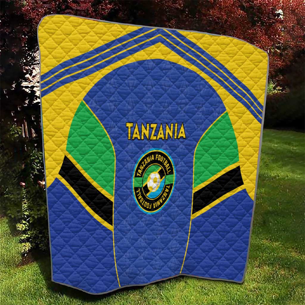 Afro Tanzania Football Quilt Go Taifa Stars Go - African Pride