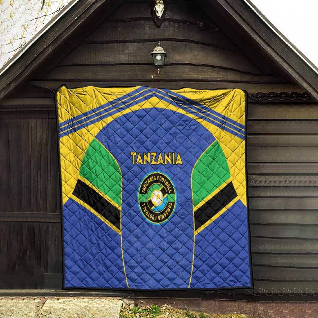 Afro Tanzania Football Quilt Go Taifa Stars Go - African Pride