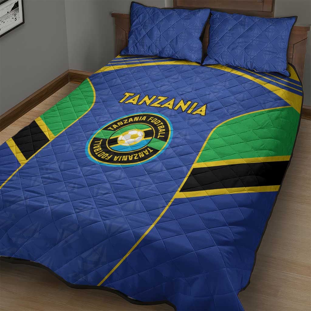 Afro Tanzania Football Quilt Bed Set Go Taifa Stars Go - African Pride