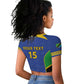 Afro Tanzania Football Custom Raglan Cropped T shirt Go Taifa Stars Go - African Pride