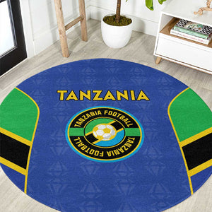 Afro Tanzania Football Round Carpet Go Taifa Stars Go - African Pride