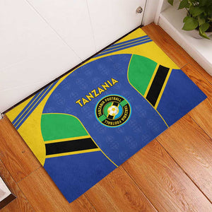 Afro Tanzania Football Rubber Doormat Go Taifa Stars Go - African Pride