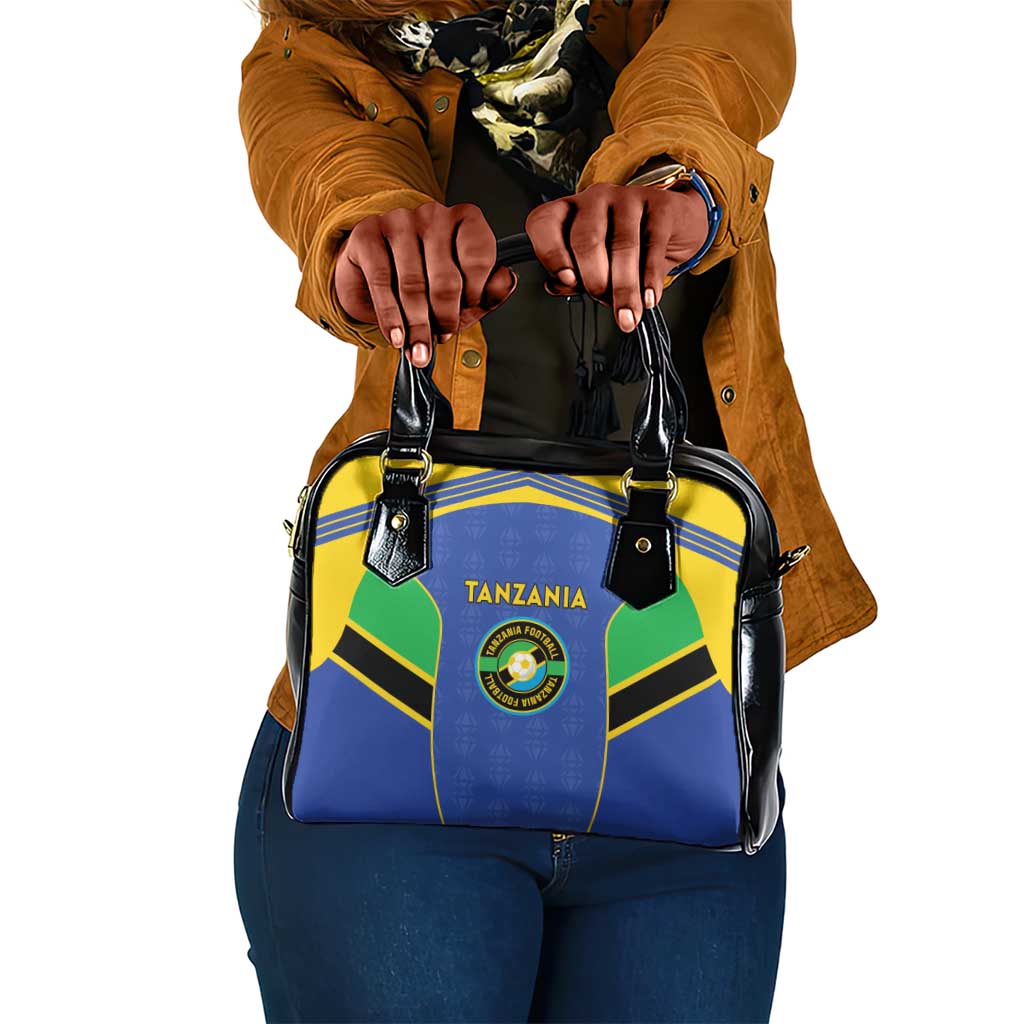 Afro Tanzania Football Shoulder Handbag Go Taifa Stars Go - African Pride