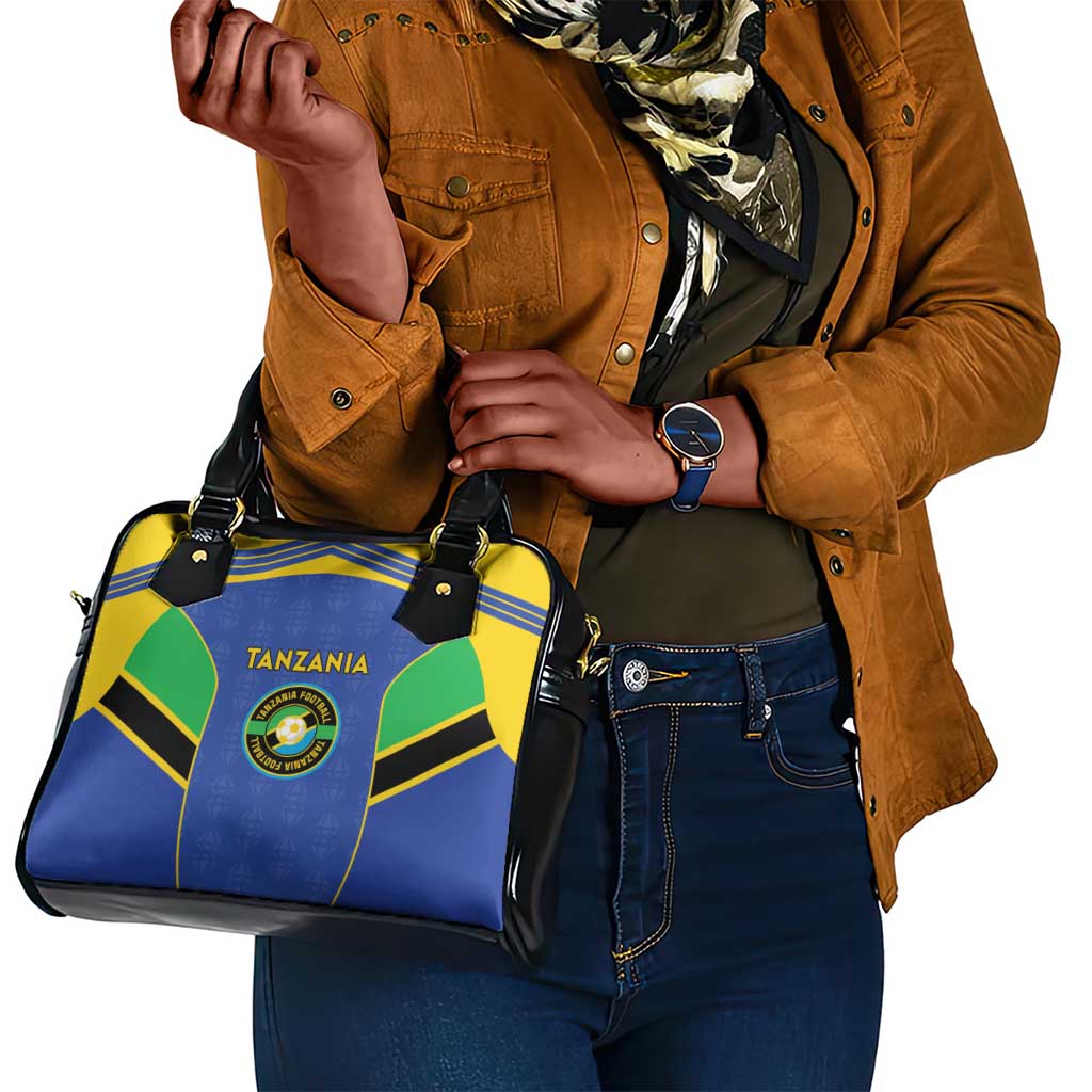 Afro Tanzania Football Shoulder Handbag Go Taifa Stars Go - African Pride