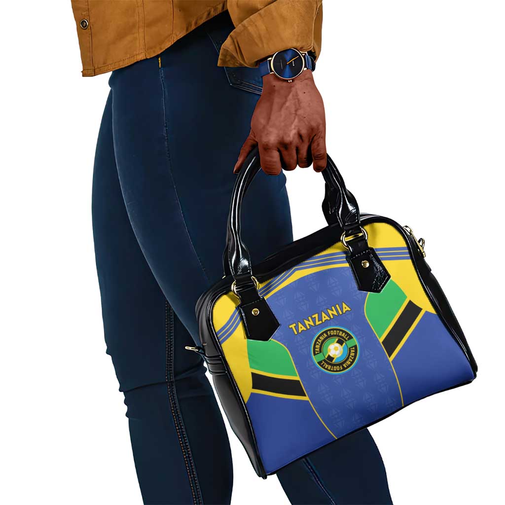 Afro Tanzania Football Shoulder Handbag Go Taifa Stars Go - African Pride