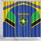 Afro Tanzania Football Shower Curtain Go Taifa Stars Go - African Pride