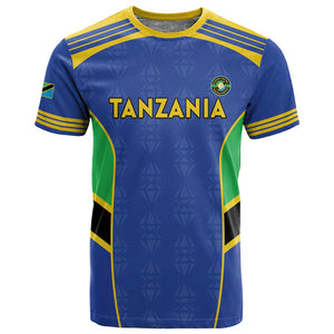 Afro Tanzania Football Custom T shirt Go Taifa Stars Go - African Pride
