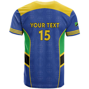 Afro Tanzania Football Custom T shirt Go Taifa Stars Go - African Pride