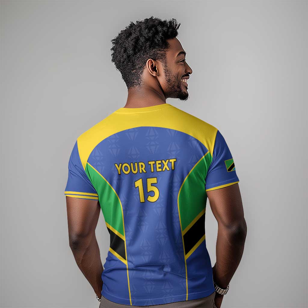 Afro Tanzania Football Custom T shirt Go Taifa Stars Go - African Pride