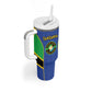 Afro Tanzania Football Custom Tumbler With Handle Go Taifa Stars Go - African Pride