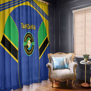 Afro Tanzania Football Window Curtain Go Taifa Stars Go - African Pride