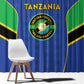 Afro Tanzania Football Window Curtain Go Taifa Stars Go - African Pride