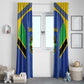 Afro Tanzania Football Window Curtain Go Taifa Stars Go - African Pride
