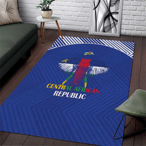 Afro Central African Republic Football Area Rug Go Champions - African Pride
