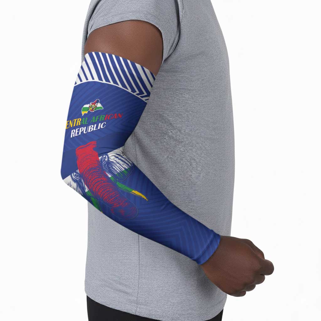 Custom Central African Republic Football Arm Sleeves Go Champions