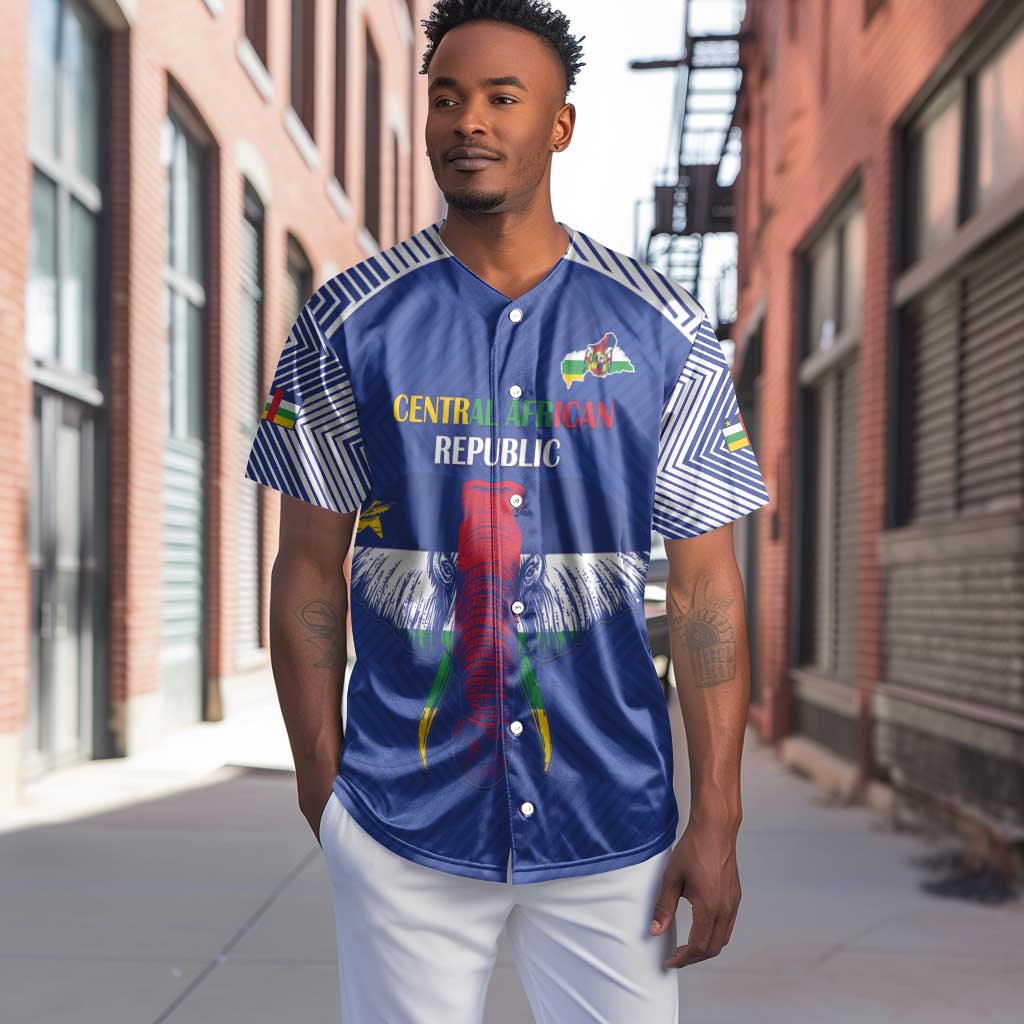 Afro Central African Republic Football Custom Baseball Jersey Go Champions - African Pride