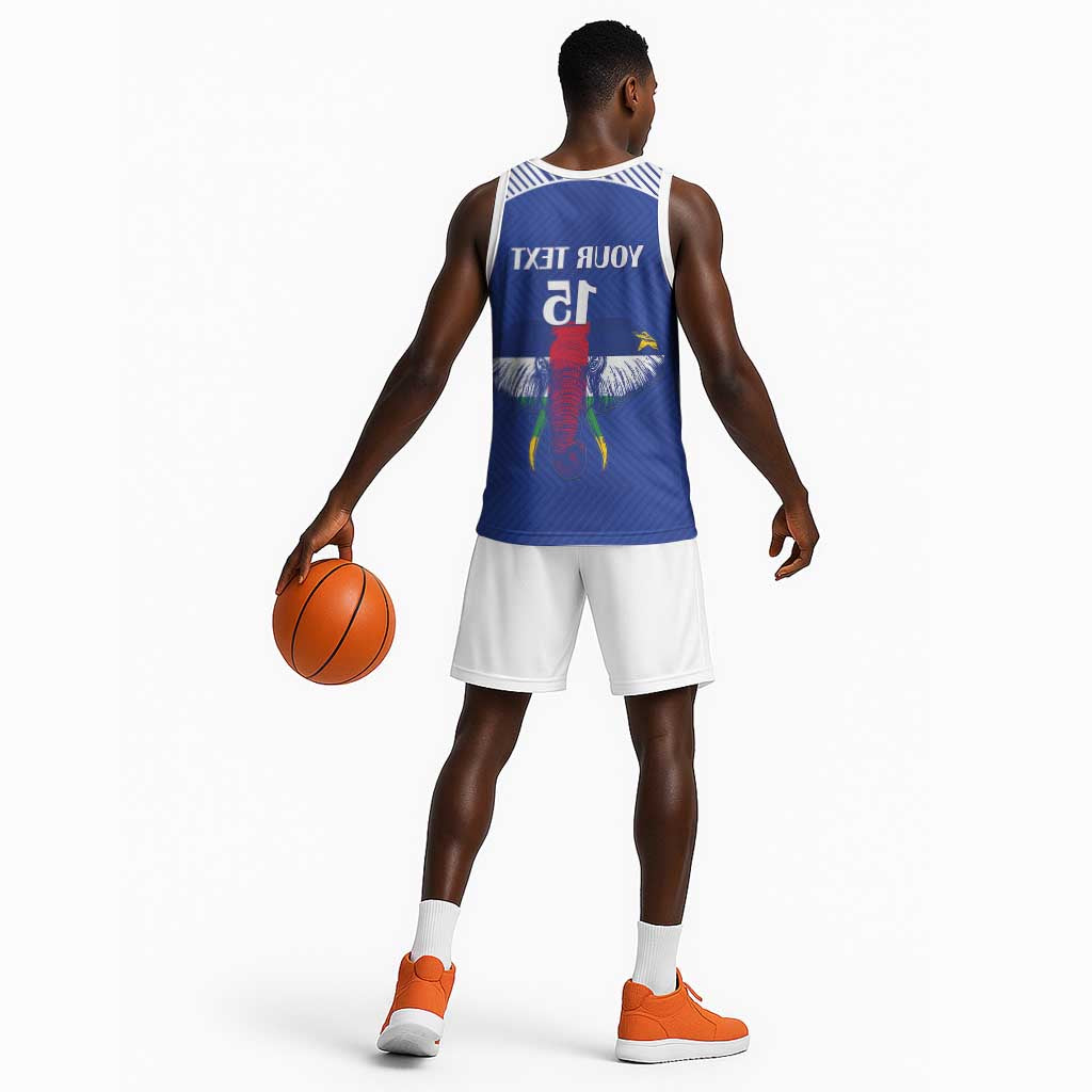 Afro Central African Republic Football Custom Basketball Jersey Go Champions - African Pride