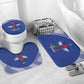 Central African Republic Football Bathroom Set Go Champions