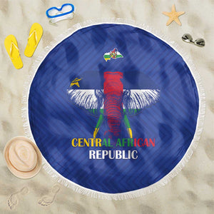 Afro Central African Republic Football Beach Blanket Go Champions - African Pride