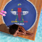 Afro Central African Republic Football Beach Blanket Go Champions - African Pride