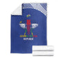 Afro Central African Republic Football Blanket Go Champions - African Pride