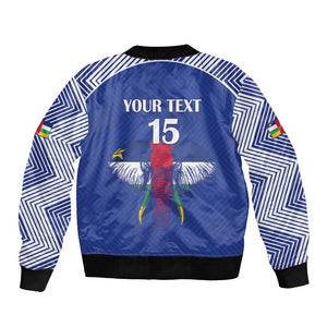 Afro Central African Republic Football Custom Bomber Jacket Go Champions - African Pride