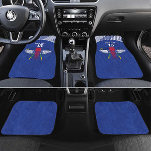 Afro Central African Republic Football Custom Car Mats Go Champions - African Pride