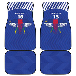 Afro Central African Republic Football Custom Car Mats Go Champions - African Pride
