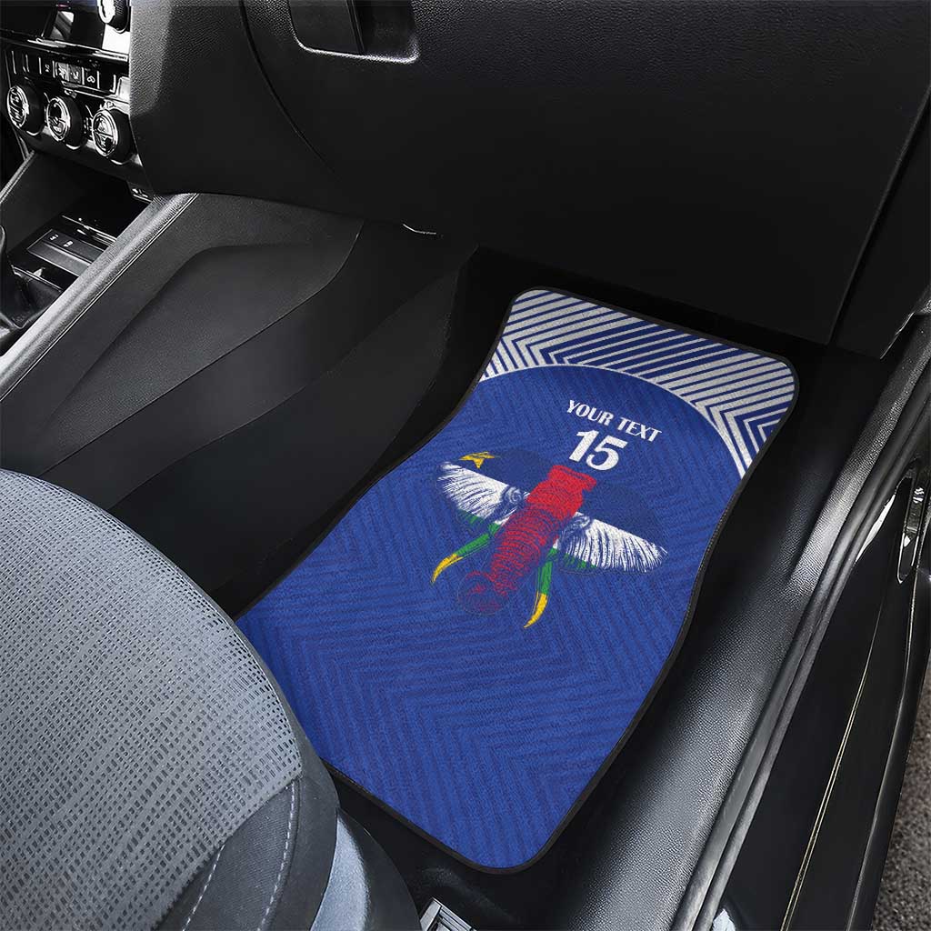 Afro Central African Republic Football Custom Car Mats Go Champions - African Pride