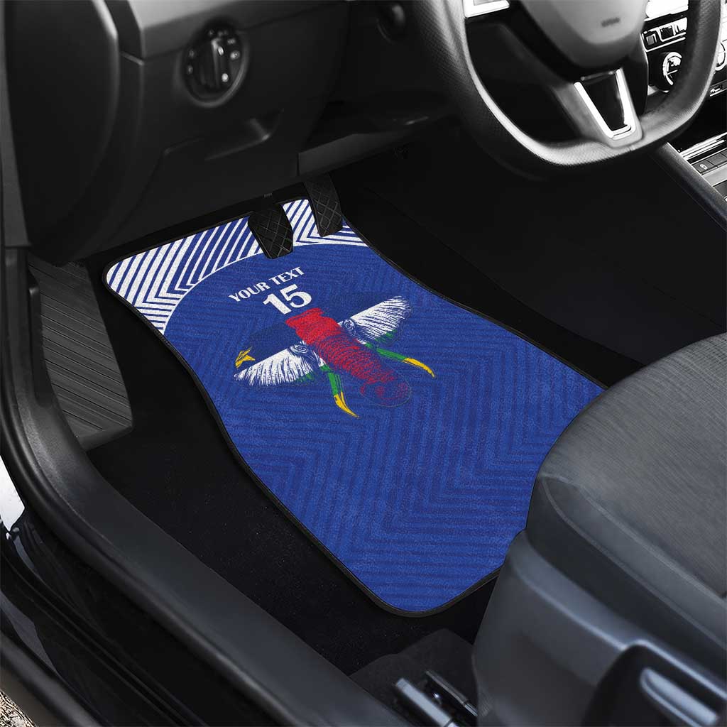 Afro Central African Republic Football Custom Car Mats Go Champions - African Pride
