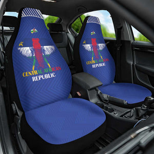Afro Central African Republic Football Car Seat Cover Go Champions - African Pride