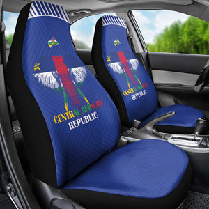 Afro Central African Republic Football Car Seat Cover Go Champions - African Pride