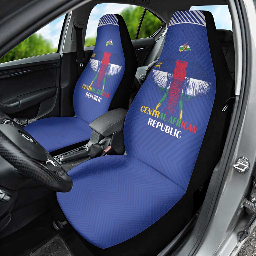 Afro Central African Republic Football Car Seat Cover Go Champions - African Pride